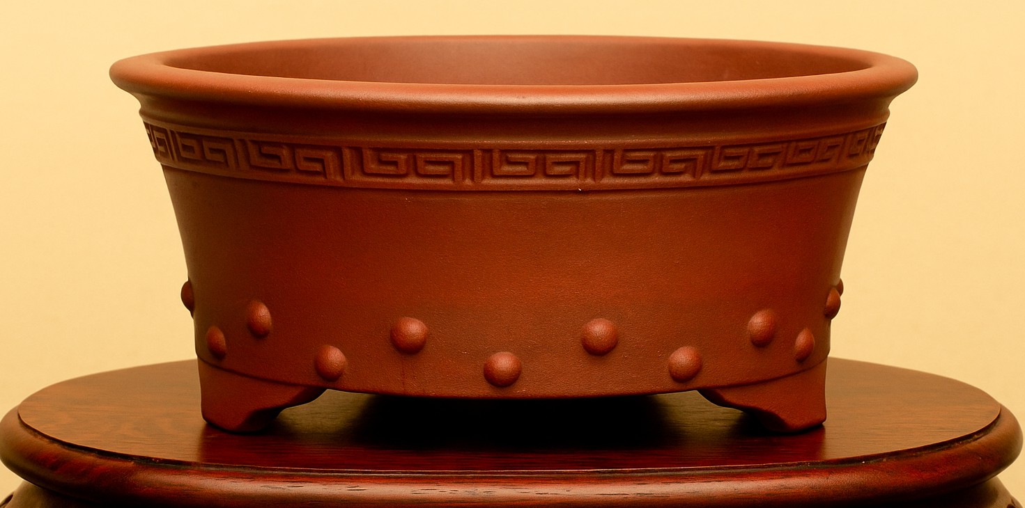 Unglazed bonsai pots